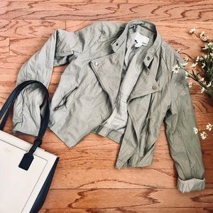 bar III Faux Leather Jacket